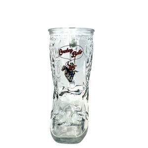 Cowboy Bob's Das Boot Drinking Glass w/Handle Novelty Western Collectable
